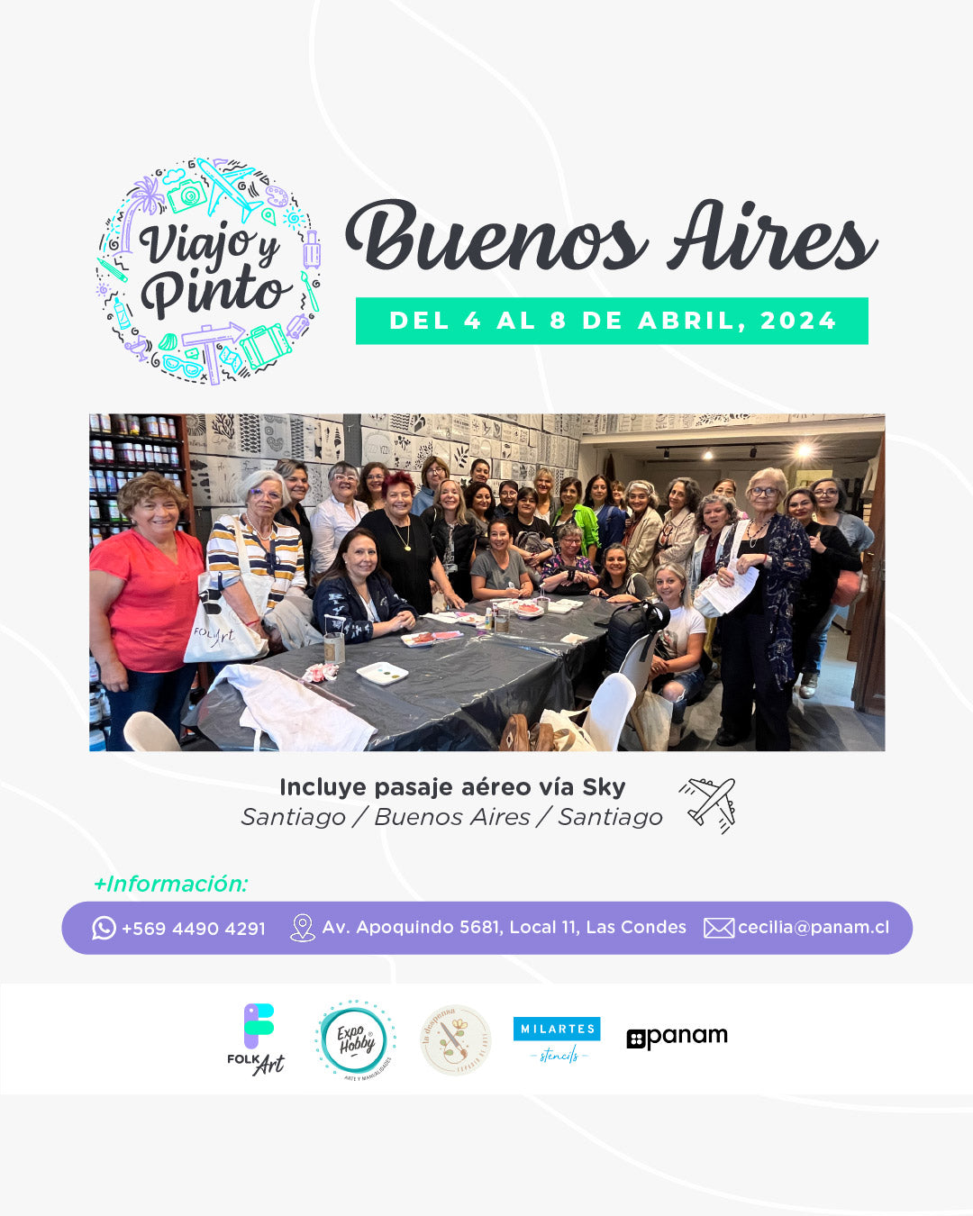 Viajo y Pinto 4ta Edición Buenos Aires