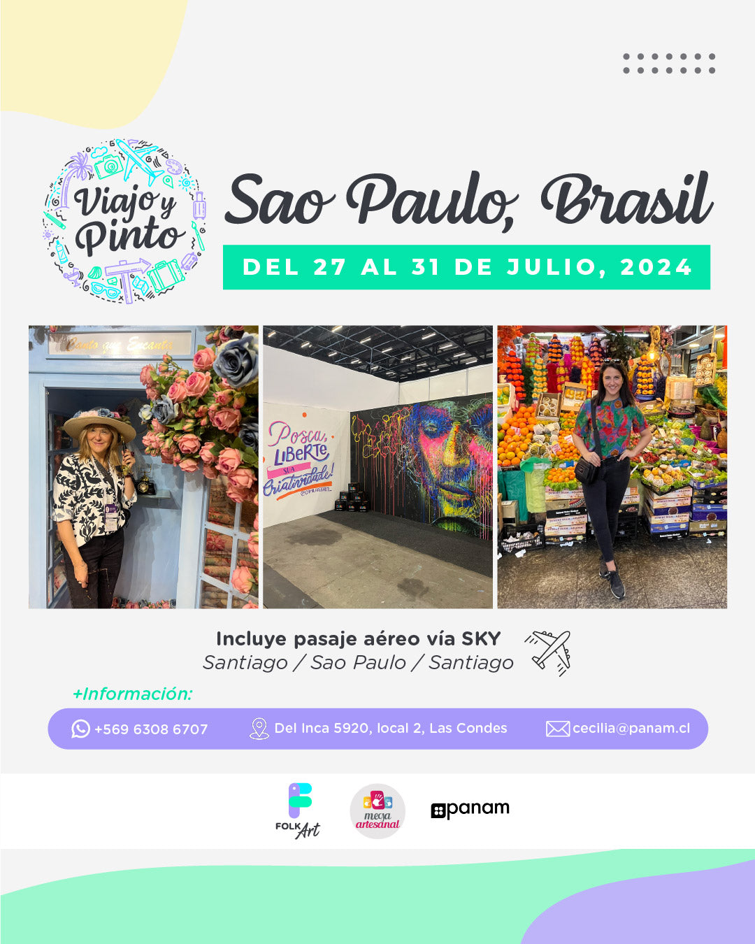 Viajo y Pinto 5ta Edición Sao Paulo, Brasil