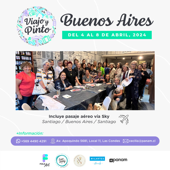 Viajo y Pinto 4ta Edición Buenos Aires
