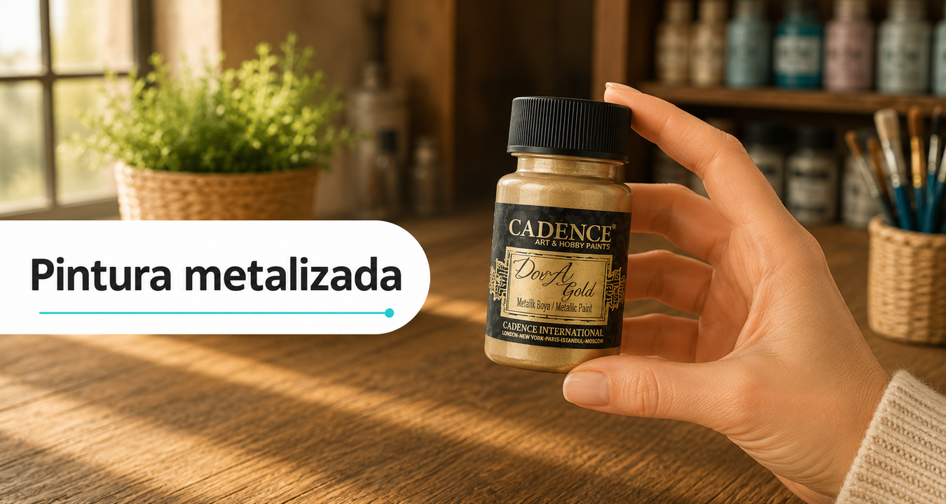 PINTURA TEXTIL METALIZADA
