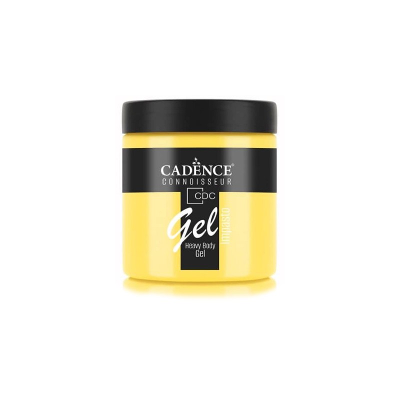 Gel Impasto Cadence GP004 Margarita 250ml  – Gel acrílico de alta viscosidad para crear texturas, relieves y volumen en manualidades y técnicas mixtas