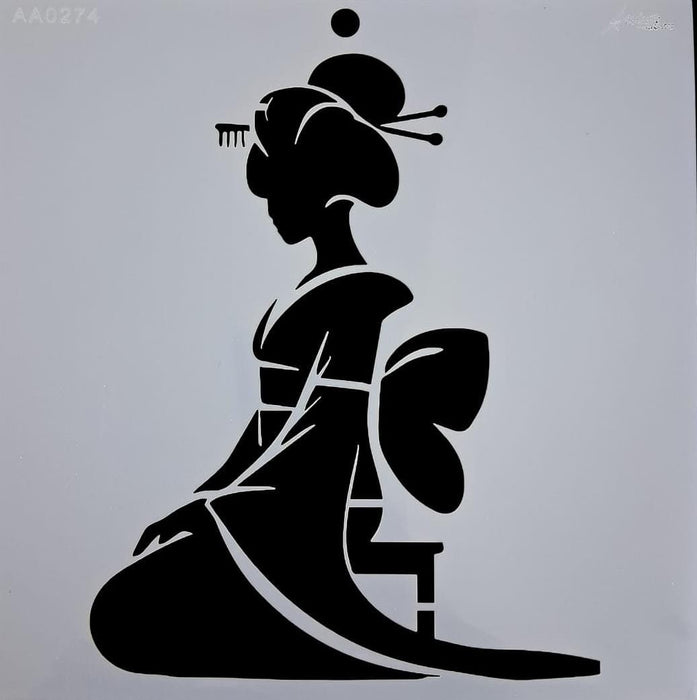 AA0274 STENCIL ANI ARTS 25X25