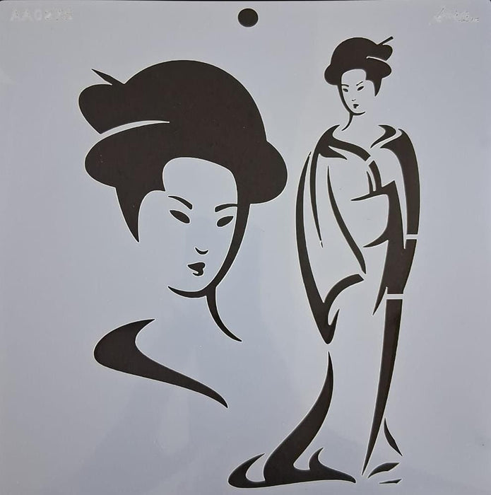 AA0275 STENCIL ANI ARTS 25X25