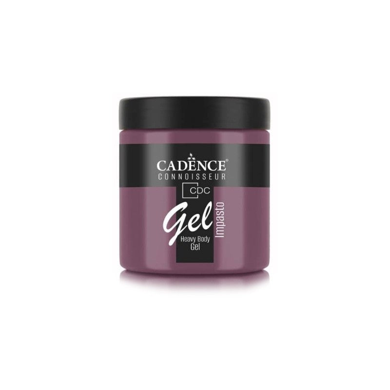 Gel Impasto Cadence GP032 Marrón Rosado 250ml – Gel acrílico de alta viscosidad para crear texturas, relieves y volumen en manualidades y técnicas mixtas