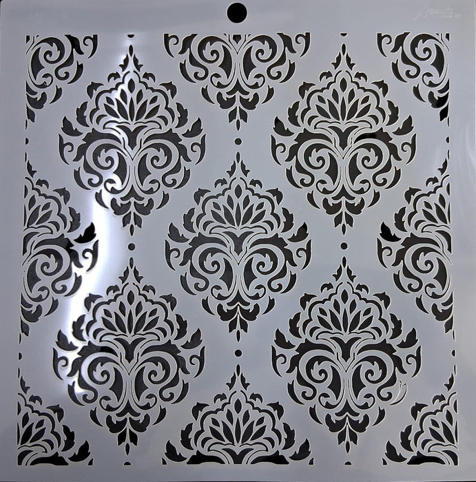 Stencil Ani Arts AA0336 25x25 cm – Plantilla Decorativa Reutilizable para Pintura, Manualidades y Arte