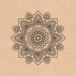 SERVILLETA MODELO MANDALA