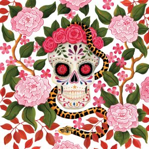 SERVILLETA MODELO SKULLS