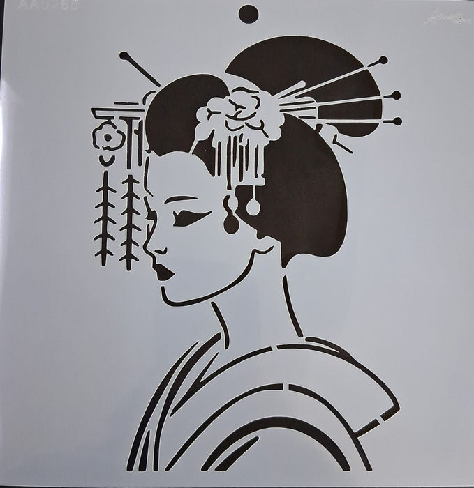 AA0265 STENCIL ANI ARTS 25X25