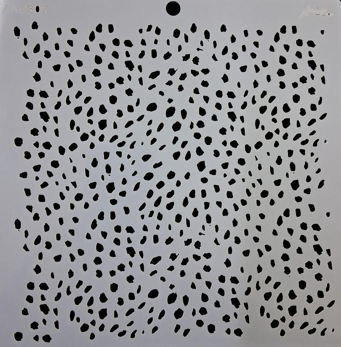 AA0307 STENCIL ANI ARTS 25X25