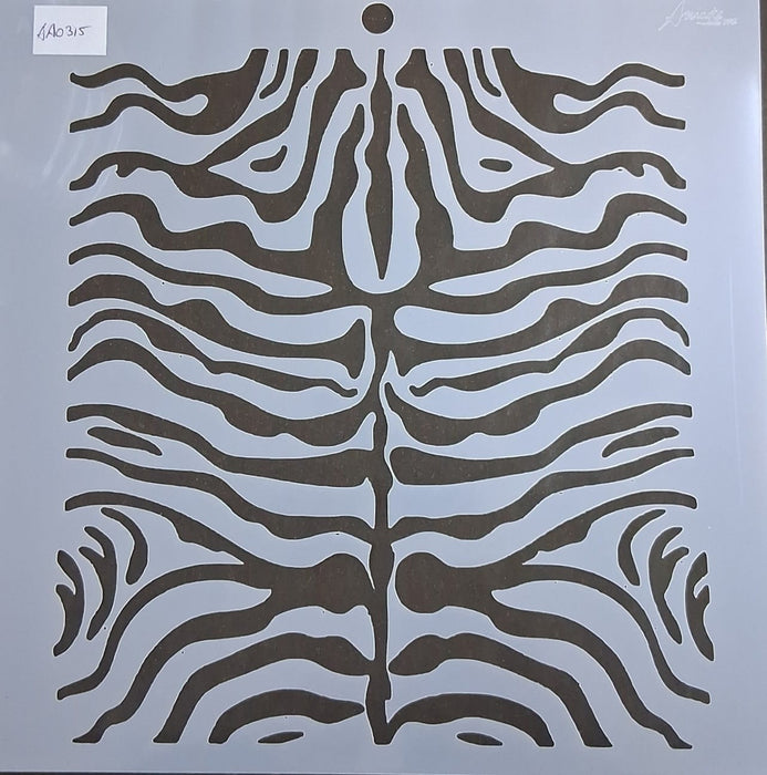 Stencil Ani Arts AA0315 25x25 cm – Plantilla Decorativa Reutilizable para Pintura, Manualidades y Arte