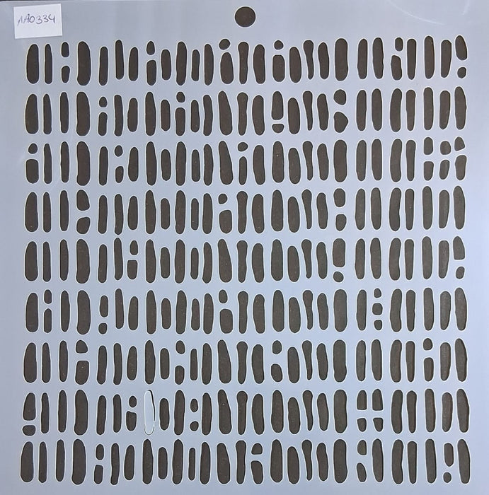 Stencil Ani Arts AA0334 25x25 cm – Plantilla Decorativa Reutilizable para Pintura, Manualidades y Arte