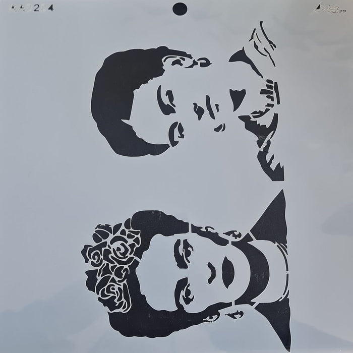 AA0204 STENCIL ANI ARTS 25X25