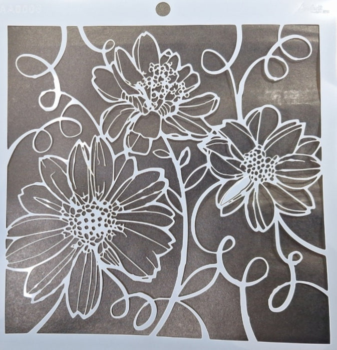 STENCIL ANI ARTS AA0006 25X25
