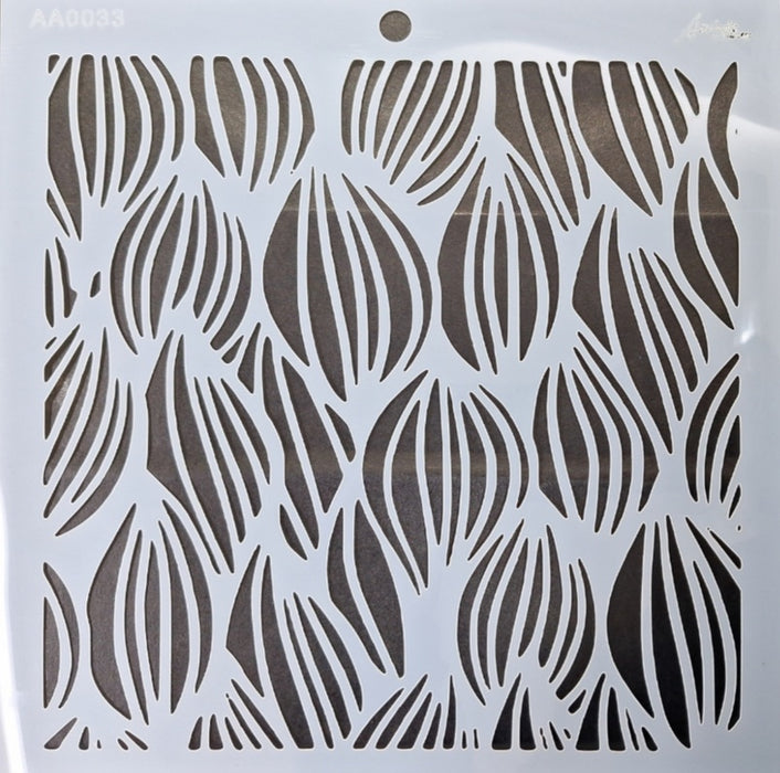 STENCIL ANI ARTS AA0033 25X25