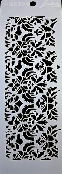 AG0001 STENCIL ANI ARTS 14X5
