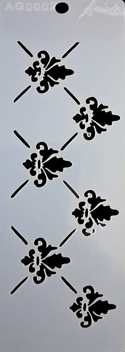 AG0002 STENCIL ANI ARTS 14X5