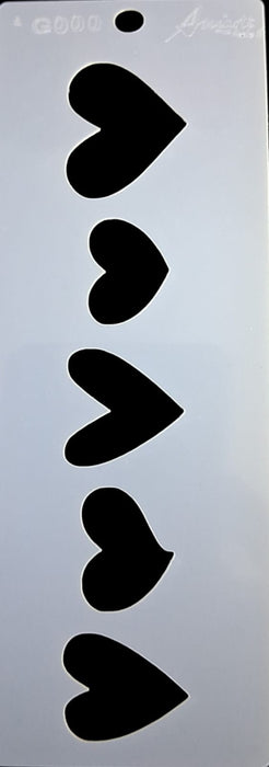 AG0007 STENCIL ANI ARTS 14X5