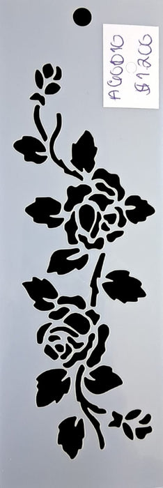 AG0010 STENCIL ANI ARTS 14X5