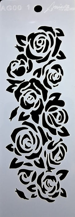AG0011 STENCIL ANI ARTS 14X5