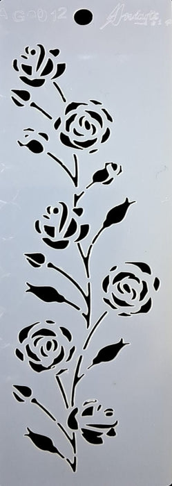 AG0012 STENCIL ANI ARTS 14X5