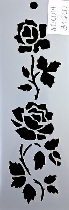 AG0014 STENCIL ANI ARTS 14X5