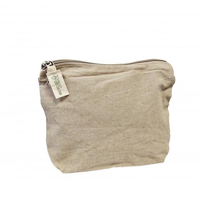 BAG18 Neceser cremallera algodón 22x17x6cm