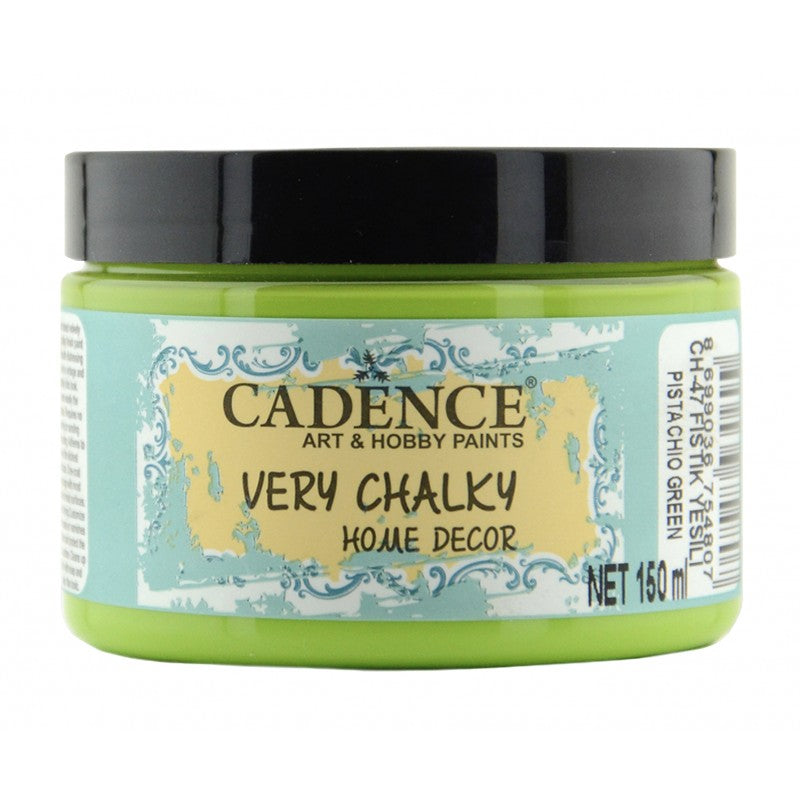Very Chalky Cadence Verde Pistacho CH-47 – Pintura a la tiza de acabado mate ideal para decoración de muebles, proyectos vintage, shabby chic, estilo nórdico y más | 150 ml