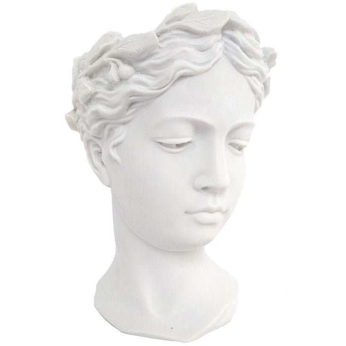 RES3165 CABEZA DAMA GRIEGA 25CM