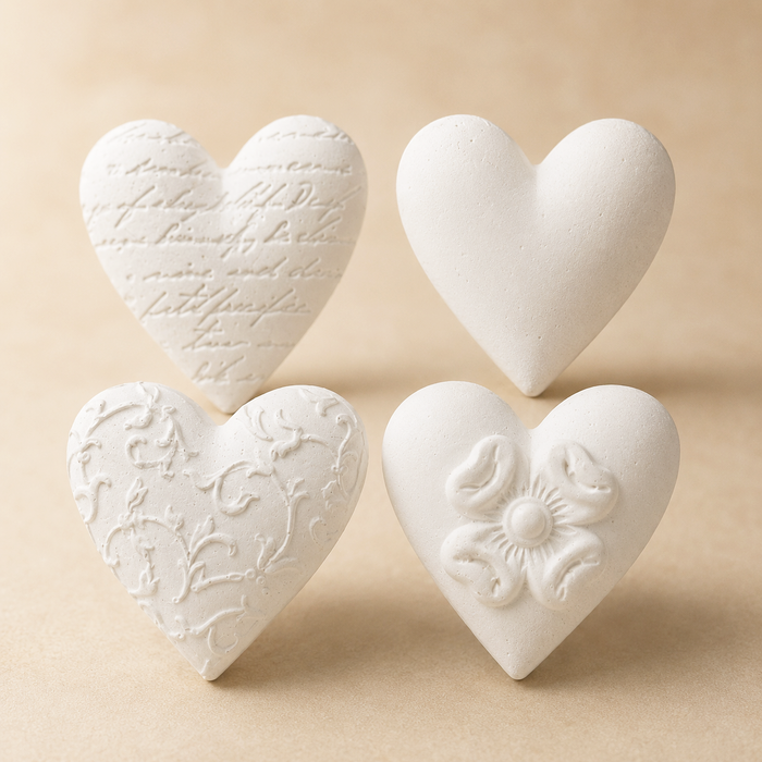 FY33 MOLDURA SET 4 CORAZONES ANI ARTS 4 Y 3CM