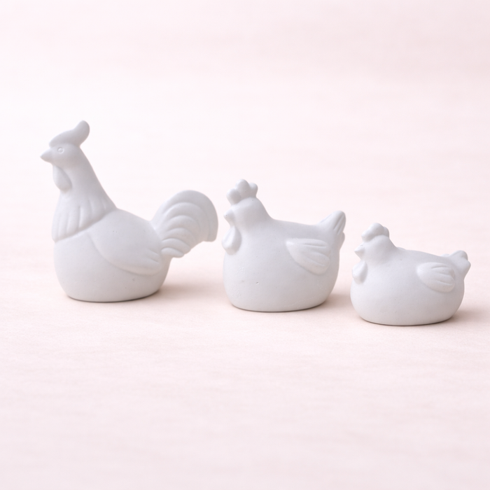FY70 MOLDURA GALLINA, GALLO Y POLLO ANI ARTS 10X12CM