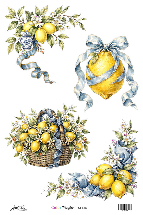 Color Transfer Ani Arts 20x30 cm – CT0214 Lamina Transfer Decorativa para Aplicar con Plancha