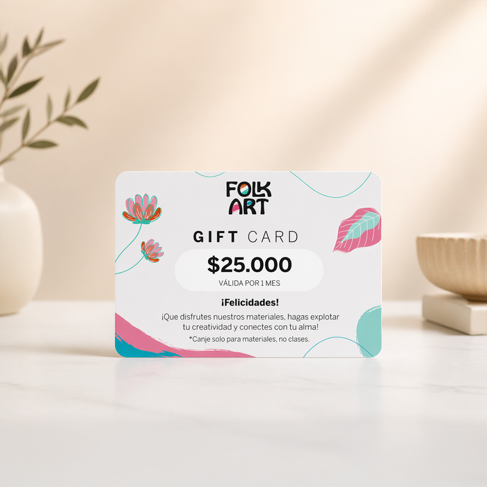 GIFTCARD 25.000 REGALA CREATIVIDAD