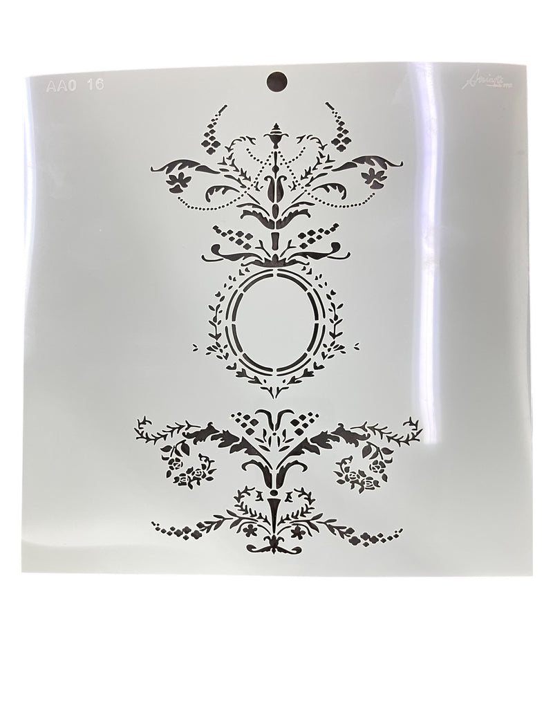 AA0116 STENCIL ANI ARTS 25X25