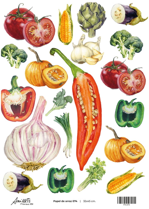 PA-074 PAPEL DE ARROZ ANI ARTS 32X45CM