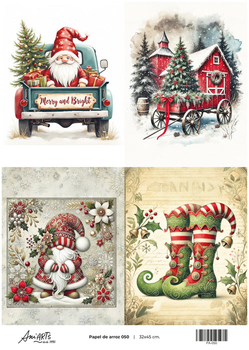 PA-050 PAPEL DE ARROZ ANI ARTS 32X45CM