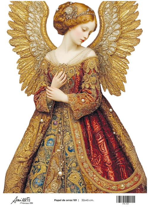 PA-101 PAPEL DE ARROZ ANI ARTS 32X45CM