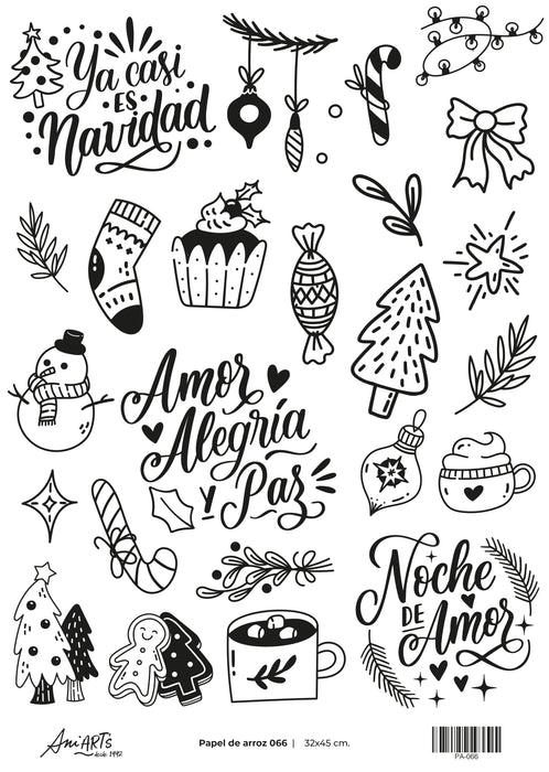 PA066 PAPEL DE ARROZ ANI ARTS 32X45CM
