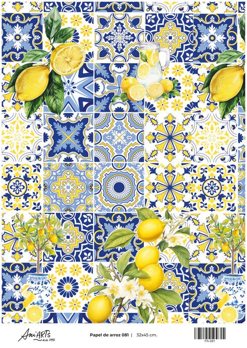 PA-081 PAPEL DE ARROZ ANI ARTS 32X45CM