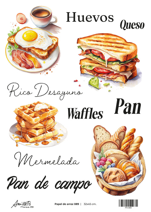 PA-089 PAPEL DE ARROZ ANI ARTS 32X45CM