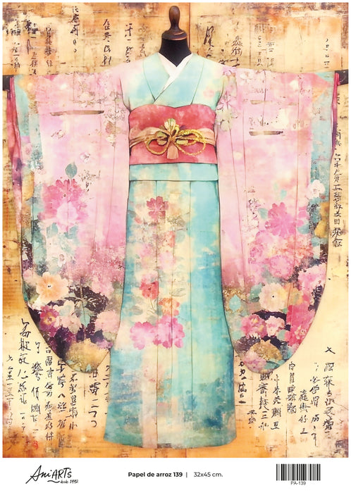 PA-139 PAPEL DE ARROZ ANI ARTS 32X45CM