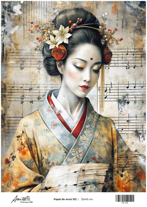 PA-152 PAPEL DE ARROZ ANI ARTS 32X45CM