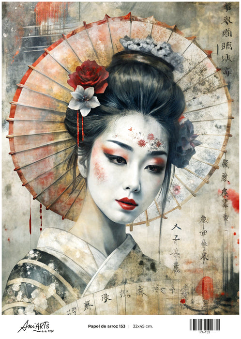PA-153 PAPEL DE ARROZ ANI ARTS 32X45CM