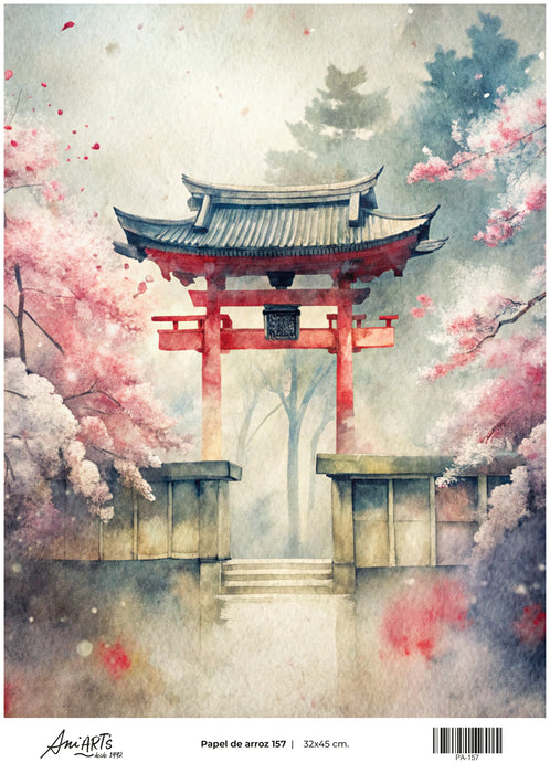 PA-157 PAPEL DE ARROZ ANI ARTS 32X45CM