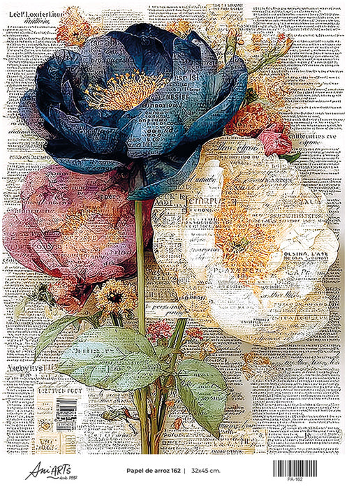PA-162 PAPEL DE ARROZ ANI ARTS 32X45CM