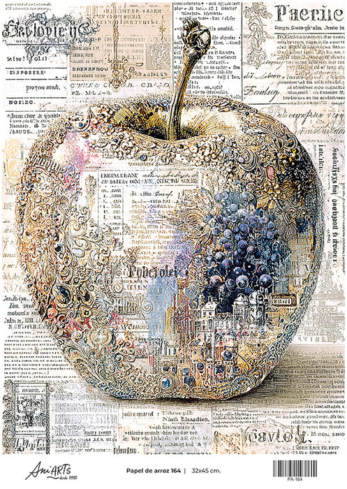 PA-164 PAPEL DE ARROZ ANI ARTS 32X45CM