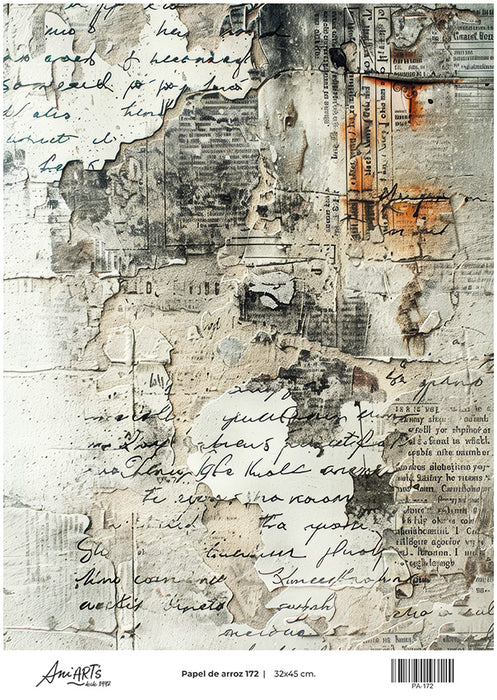 PA-172 PAPEL DE ARROZ ANI ARTS 32X45CM