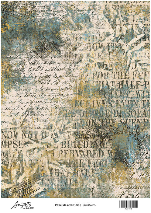 PA-182 PAPEL DE ARROZ ANI ARTS 32X45CM