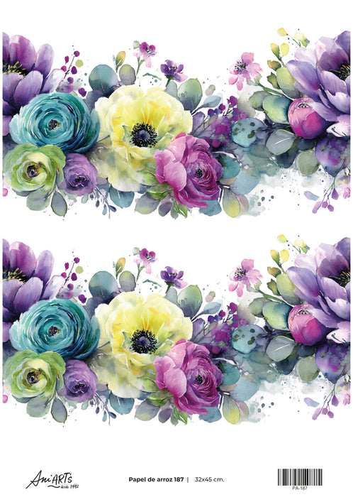 PA-187 PAPEL DE ARROZ ANI ARTS 32X45CM