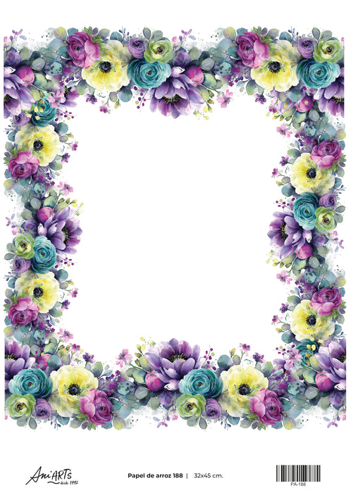 PA-188 PAPEL DE ARROZ ANI ARTS 32X45CM