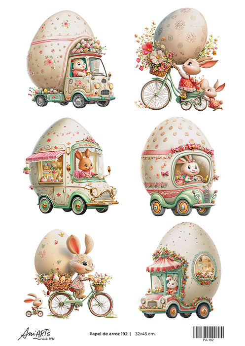 PA-192 PAPEL DE ARROZ ANI ARTS 32X45CM